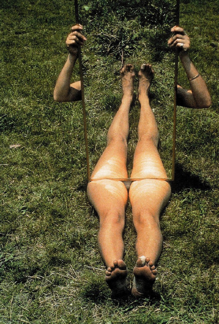 Joan Jonas. Mirror Piece I, 1969. Performance.